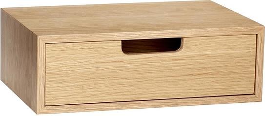 Hübsch Półka z szufladą Hübsch drewniana 881208