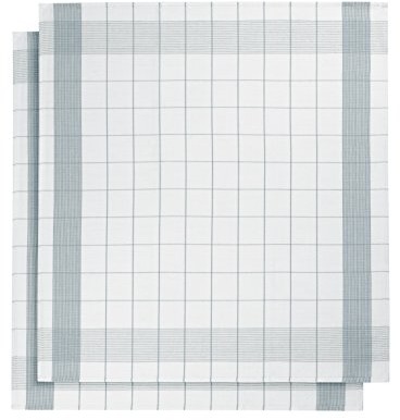 De Witte Lietaer De Witte lietaer 200064 2er Pack ściereczka do naczyń len/bawełna, niebieska, 68 x 68 cm 200067