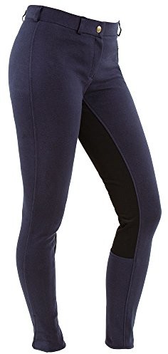 Kerbl damskie spodnie do jazdy konnej Economic, niebieski 324440_Blau_42