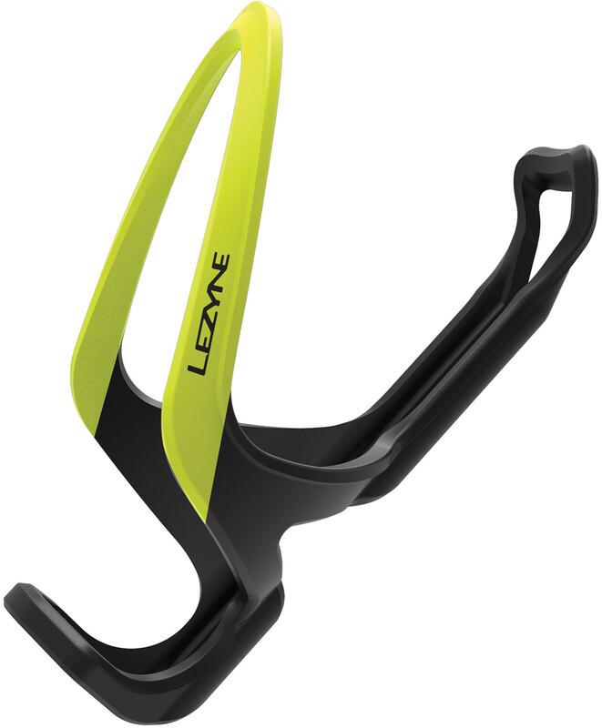 LEZYNE Matrix Team Bottle Cage, black/green 2021 Uchwyty 452100056