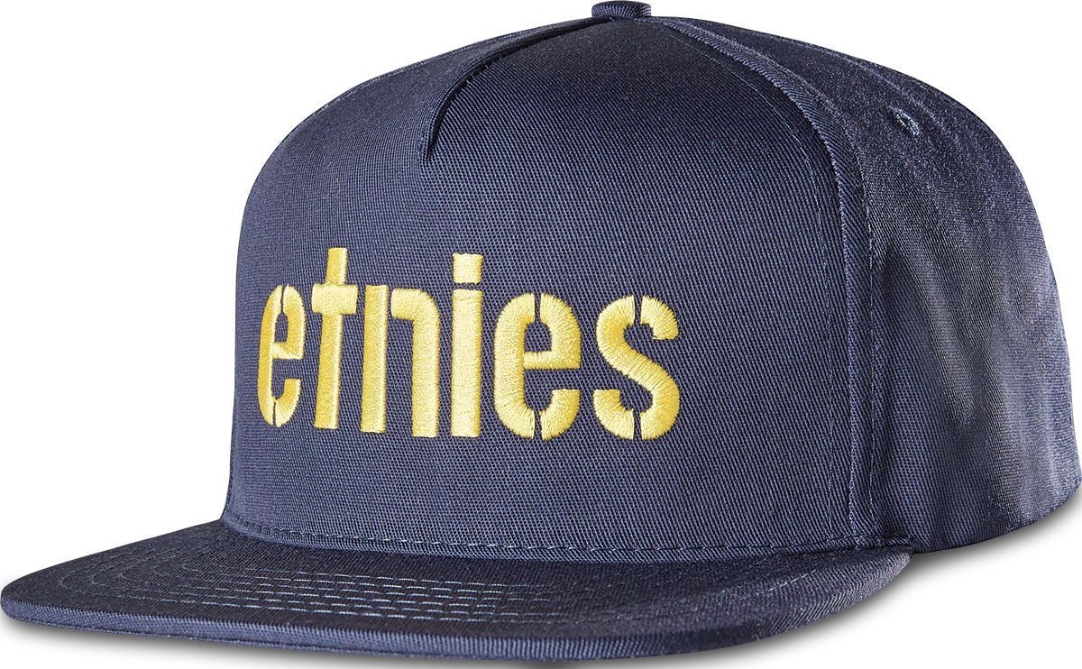 Etnies czapka męska CORP SNAPBACK Navy/Yellow