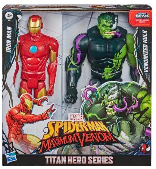 Hasbro Spiderman Maximum Venom Titan Hero 2 pak E8685