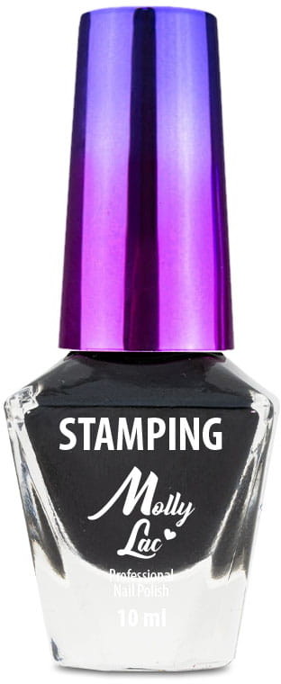 Vanity Lakier Do Stempli Molly Lac 10ml Czarny 103681