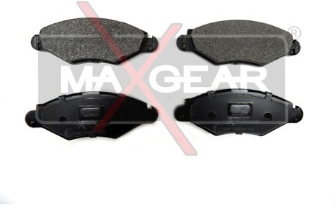 MaxGear Zestaw klocków hamulcowych, hamulce tarczowe 19-0556