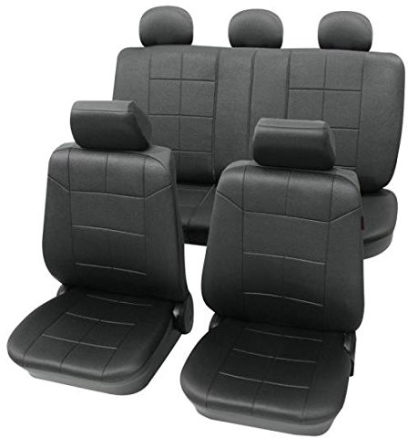 PETEX Petex 22574918 pokrowce na siedzenia uniwersalny zestaw do Eco Class Dakar Szary 17-częściowy rozmiar SAB 1 Vario Plus 22574918