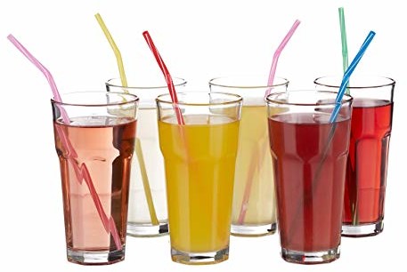 Relaxdays szklanki do napojów, zestaw 6 szt, 400 ml, gastronomiczne, delikatne szkło kryształowe, zestaw szklanek do gospodarstwa domowego, można myć w zmywarce, przezroczyste (10023420)
