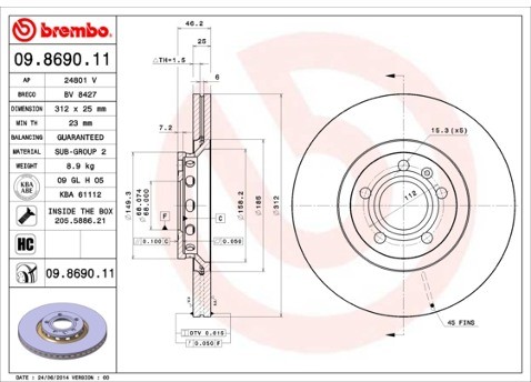 BREMBO 09.8690.11