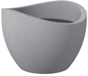 Scheurich Scheurich Donica WAVE GLOBE szary śr. 30cm