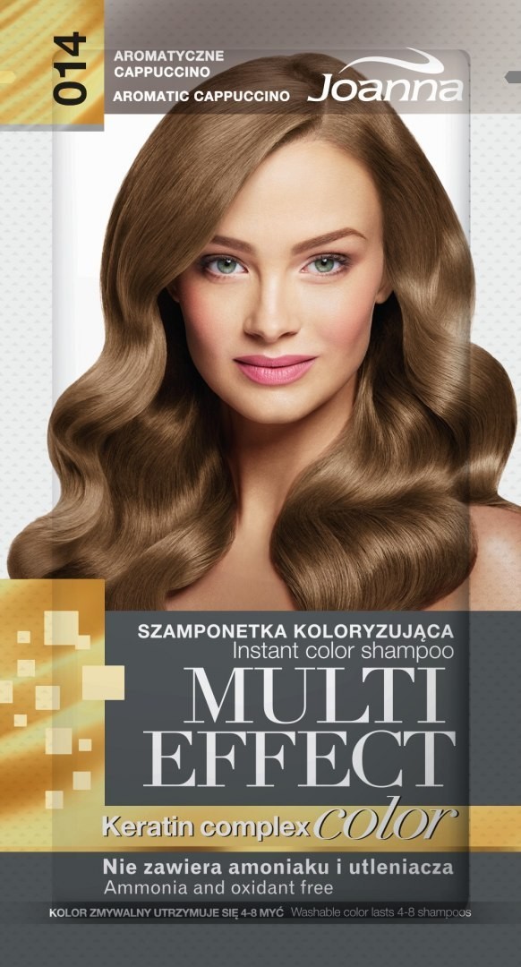 Joanna Multi Effect Color Keratin Complex Szamponetka 14 Aromatyczne Cappuccino 35g 74005