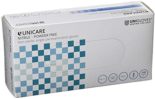 UNIGLOVES UniGloves UCN1203 rękawice bez proszku o średniej nitrylu (pudełko 100) UCN1203