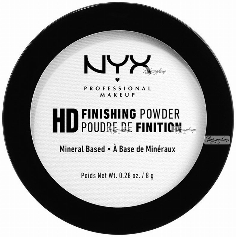 NYX HD Finishing Powder - Prasowany puder transparentny do makijażu NYXFPTMA