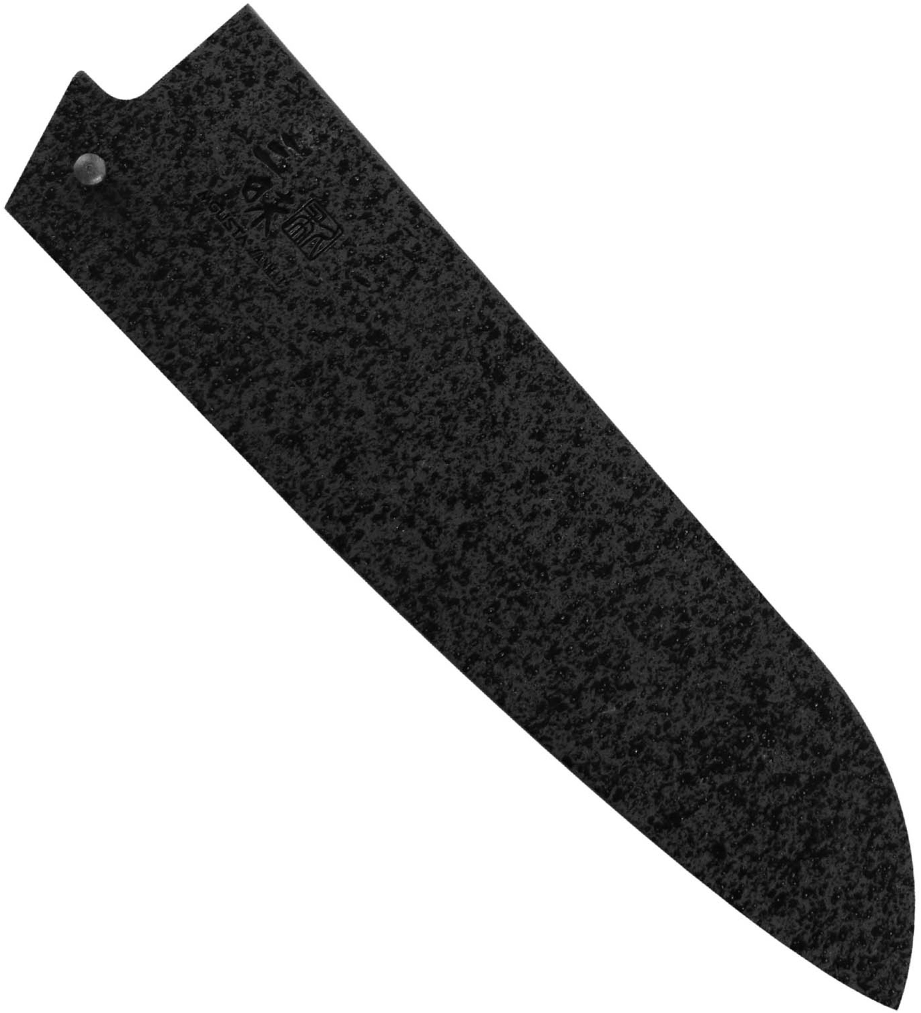 Mcusta Zanmai Dreweniana Saya Black ochraniacz na nóż Santoku 18 cm SAYA-HZ2-3003LB