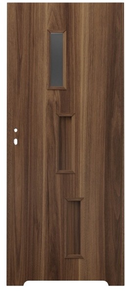 Drzwi z podcięciem Roma 70 prawe orzech ambasador IND19_BA0291D