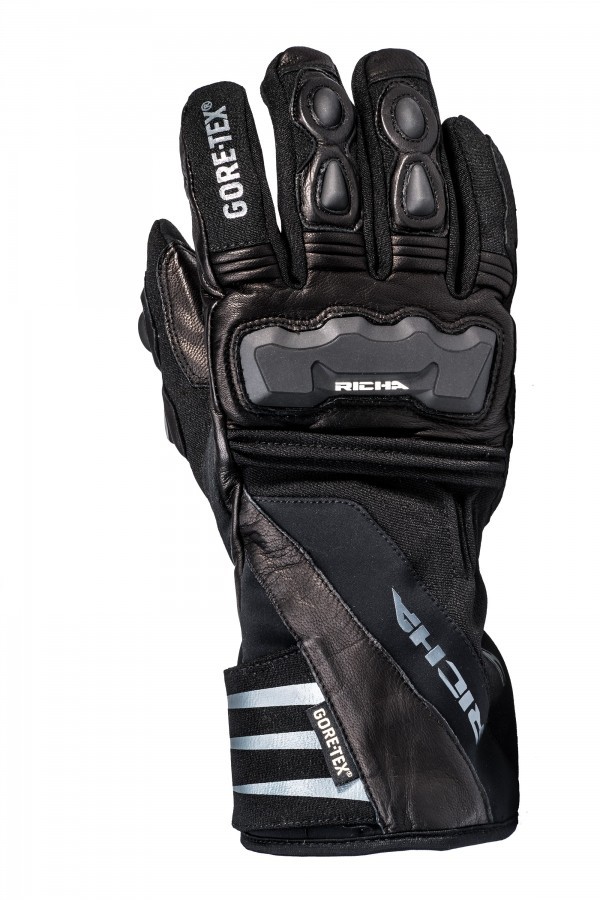 RICHA - ODZIEŻ I OBUWIE MOTOCYKLOWE RICHA COLD PROTECT GTX Turystyczne rękawice motocyklowe czarne : Rozmiar - 2XL 5CP100/2XL
