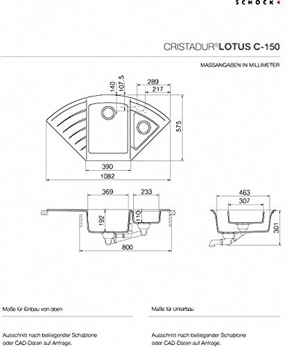 Schock Lotus nakładka na C150 W kolor lotc150abro z brązu