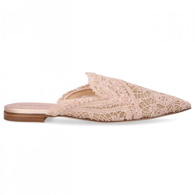 Alberta Ferretti Alberta Ferretti Loafer 11271 bawełna koronka róż