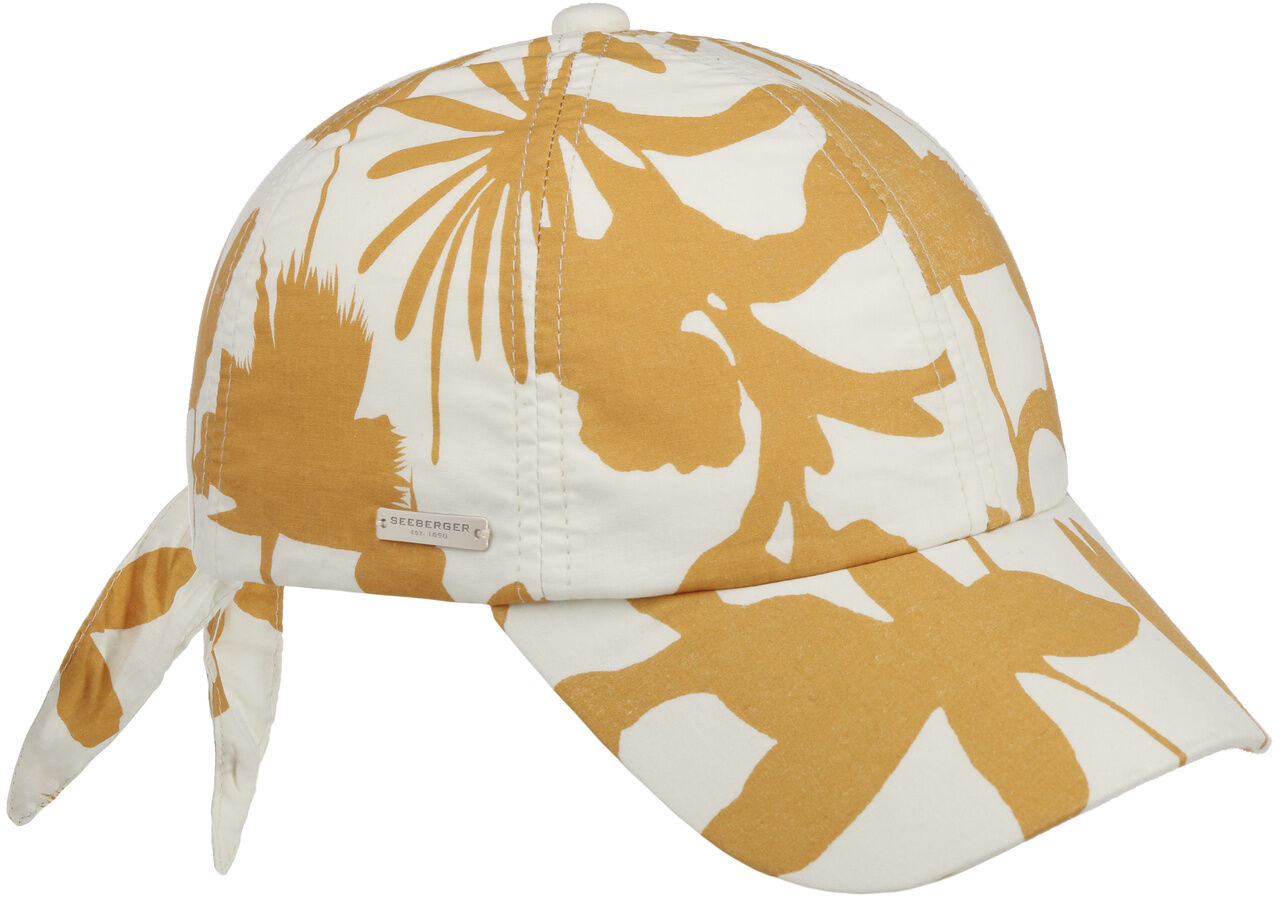 Czapka Twotone Flower by Seeberger, żółty, One Size