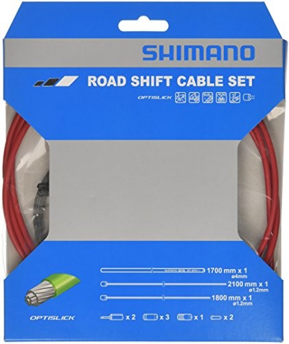 Shimano Opti Slick cięgno manetki-zestaw Road Czerwony 2016 cięgno manetki/-HÜLLE Y60198040