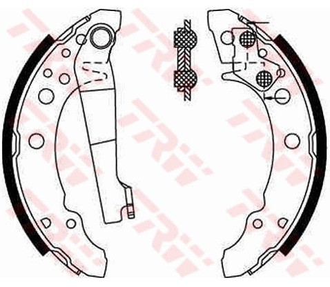 TRW Szczki hamulcowe - komplet GS8166