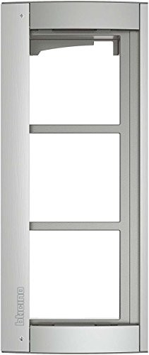 Legrand ramka osłonowa moduł 3 Module łącznie z nośnika Sfera, aluminium allme Tal, srebrny, 350231 350231