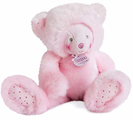 Doudou et Compagnie Doudou et Compagnie DC3552 TROP MIMI - Rosa niedźwiedzie 30 cm, różowy