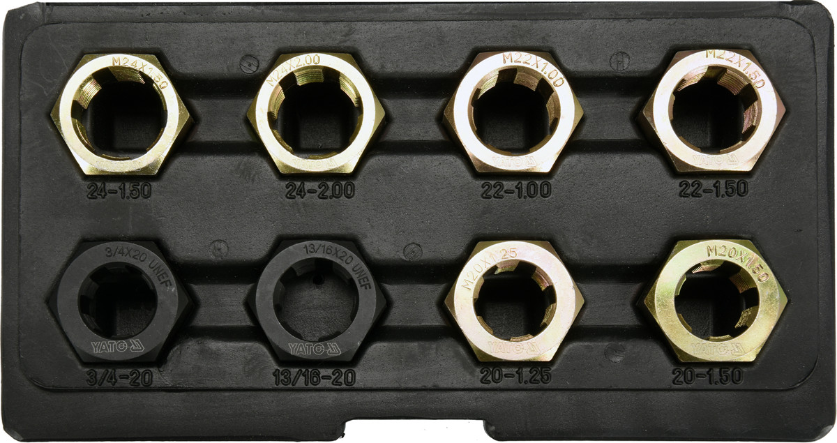 Yato ZESTAW DO NAPRAWY GWINTÓW PÓŁOSI NAPĘDOWYCH 8 CZ YT-17695 ZYSKAJ RABAT 30 ZŁ YT-17695