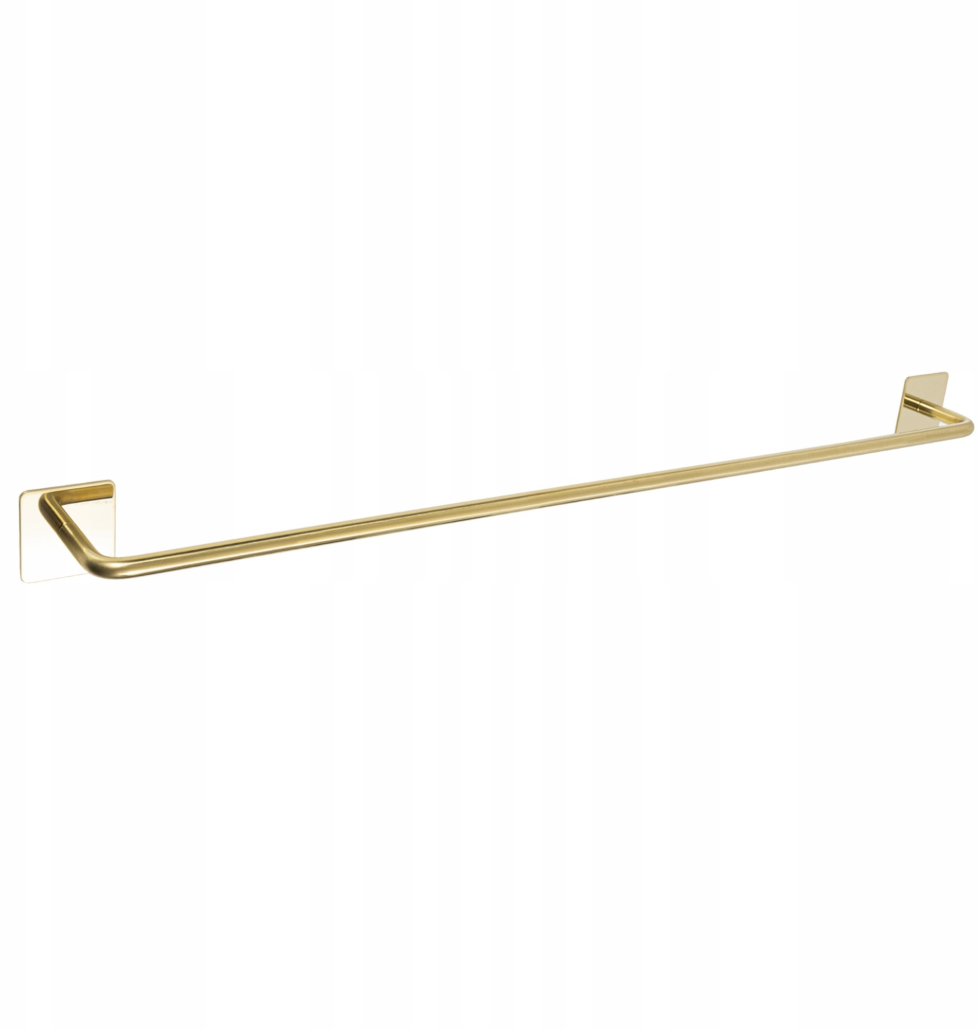 Wieszak ma ręczniki samoprzylepny mosiądz poler.