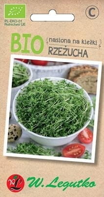 Nasiona na kiełki - Rzeżucha BIO 15 g Legutko