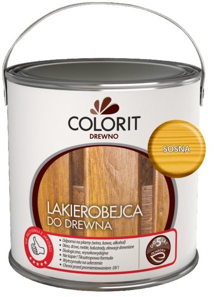 Colorit Lakierobejca do drewna  Drewno sosna 2 5 l