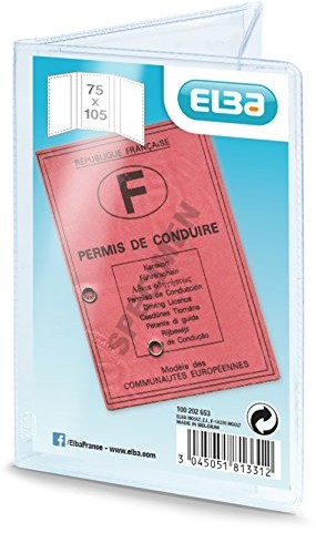 Elba na dowód osobisty, PCW, 3-rzędowa, faltbarm 0,30 MM, format: 75 X 110 MM 100202653