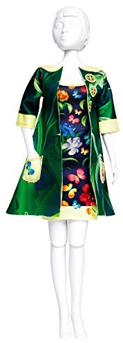 Vervaco vervaco Betty Jungle sukienka ich lalka Outfit-zestaw, wielokolorowy PN-0164635