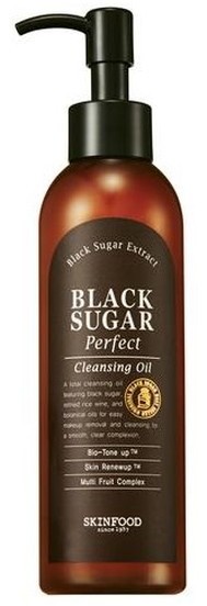 Skinfood Skinfood Black Sugar Perfect Cleansing Oil olejek do demakijażu z nierafinowanym cukrem trzcinowym 200ml