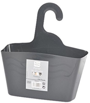 Douceur d'Intérieur intérieur douceur D 'kosz pod prysznic do zawieszenia z tworzywa sztucznego 23,5 x 8,5 x 25,5 cm 6ASB229GR
