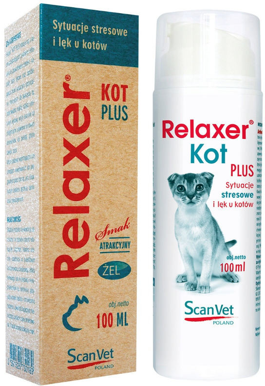 ScanVet ScanVet Relaxer Plus Żel dla kotów 100ml