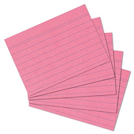 Herlitz 1150507 fiszki, format A5, 100 sztuk, kolor biały A5 10835890