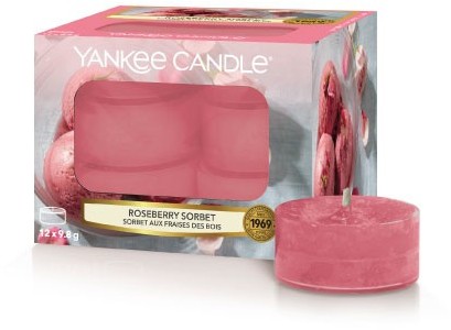 Yankee Candle TEALIGHT A'12 ROSEBERRY SORBET