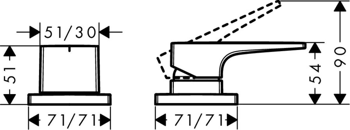 Hansgrohe Metropol chrom 74548000