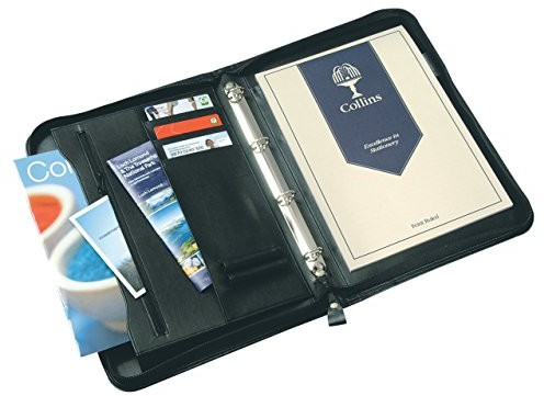 Collins Ringbinder Folio with Zip katalog 7017-NOIR