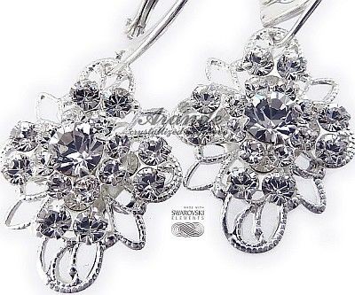 Arande Swarovski Ślub Komplet Crystal Venue Srebro 2331469435