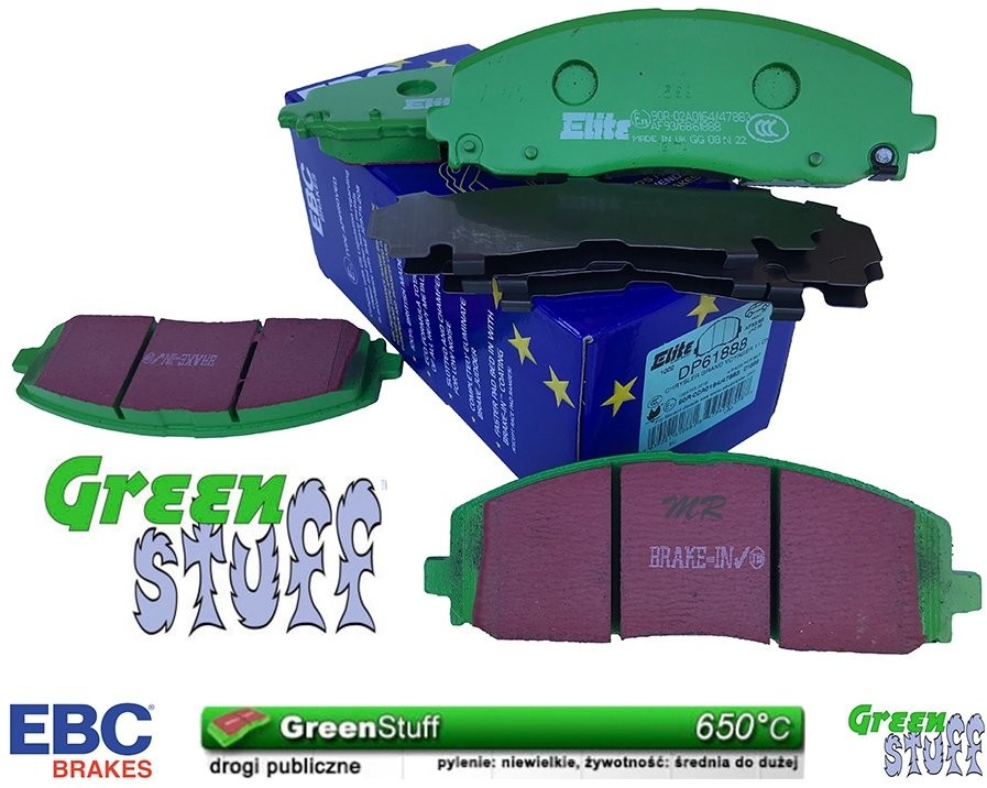 EBC Brakes Klocki hamulcowe przednie EBC GreenStuff Chrysler Pacifica 2017 DP61888