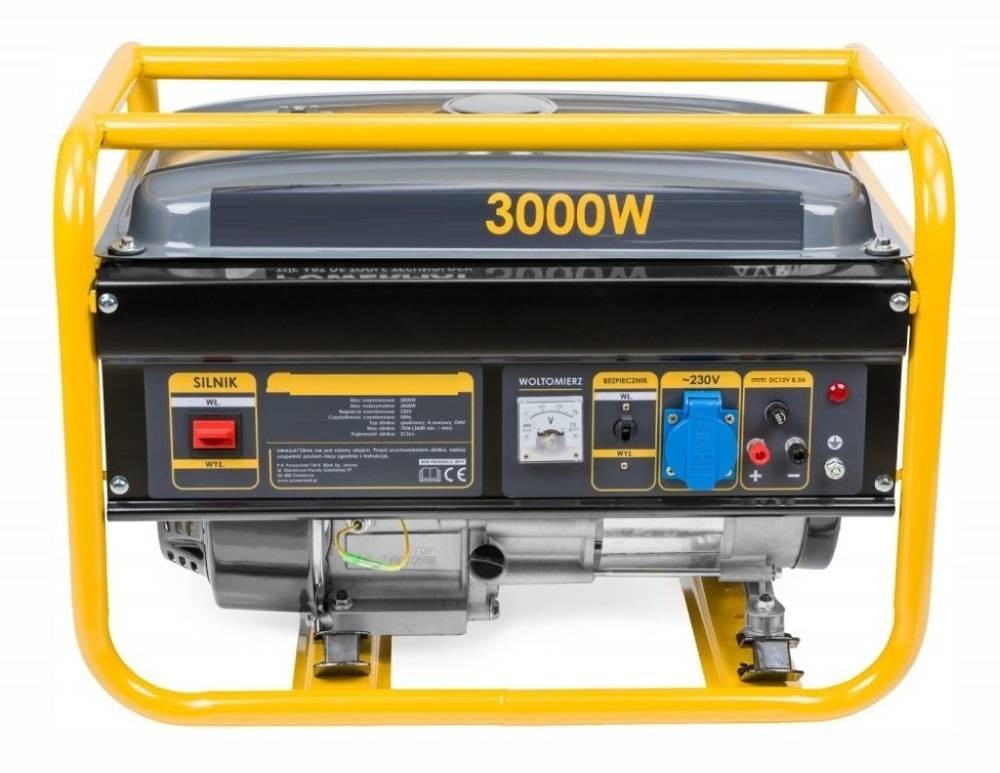 403 FRAMAPO Agregat prądotwórczy wytwarzany prąd 230V/50Hz oraz 12V DC maks moc AC 3 kW moc stała AC 2.8 kW moc 7KM) 40379059 79059-uniw