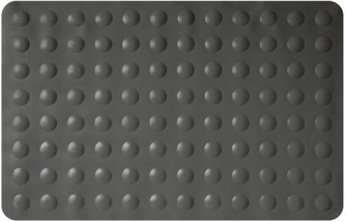 GELCO gelco wzornictwo 707253 mata łazienkowa, antypoślizgowa, 35 x 53 cm, szary/Sweet Grey 707253