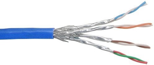 InLine Patch Cable, Cat.6, S-STP/PiMF, niebieskie AWG27, PVC, 100 m 4043718112098