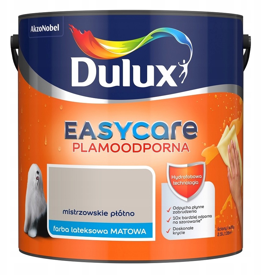 Dulux Dulux Easy Care farba, Mistrzowskie Płótno 2.5l