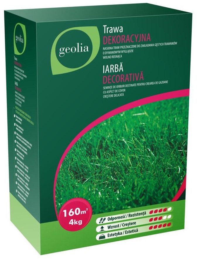 GEOLIA Nasiona trawy dekoracyjnej + mikoryza 4kg Geolia