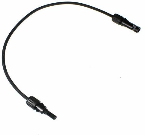 Conotech Przedłużenie offgridtec MC-4 lampa solarna łączący wtyk/gniazdo, 2 m, 6 MM, 005795 005795
