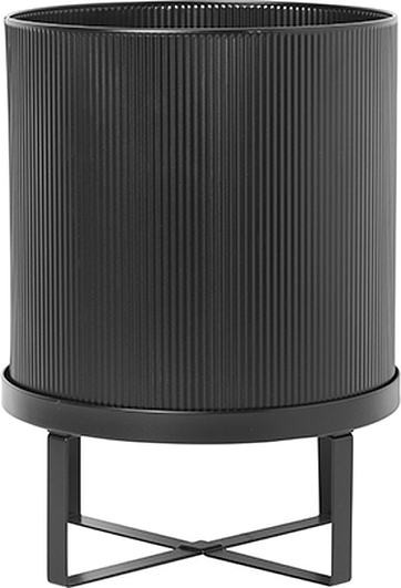 Ferm Living Doniczka Bau duża czarna 100202101