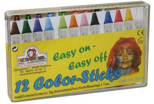 Eulenspiegel Profi-Schminkfarben GmbH Eulenspiegel SCHM Inks obsadki, zestaw  sztuk 4028362626122