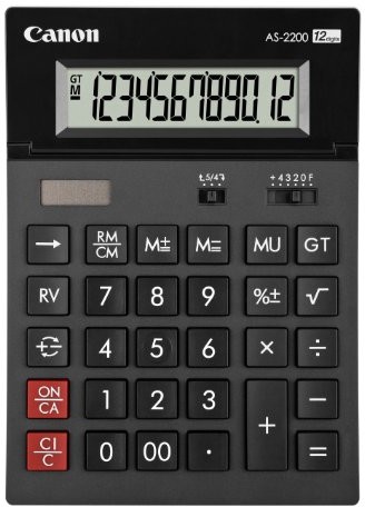 Zdjęcia - Kalkulator Canon   AS-2200  Szara (4584B001)