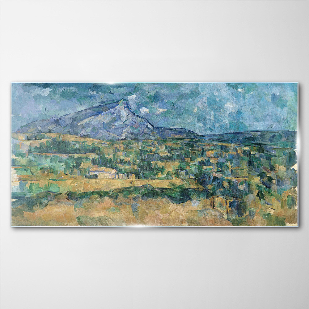 PL Coloray Obraz na Szkle Mont Sainte Victoire Cézanne 100x50cm